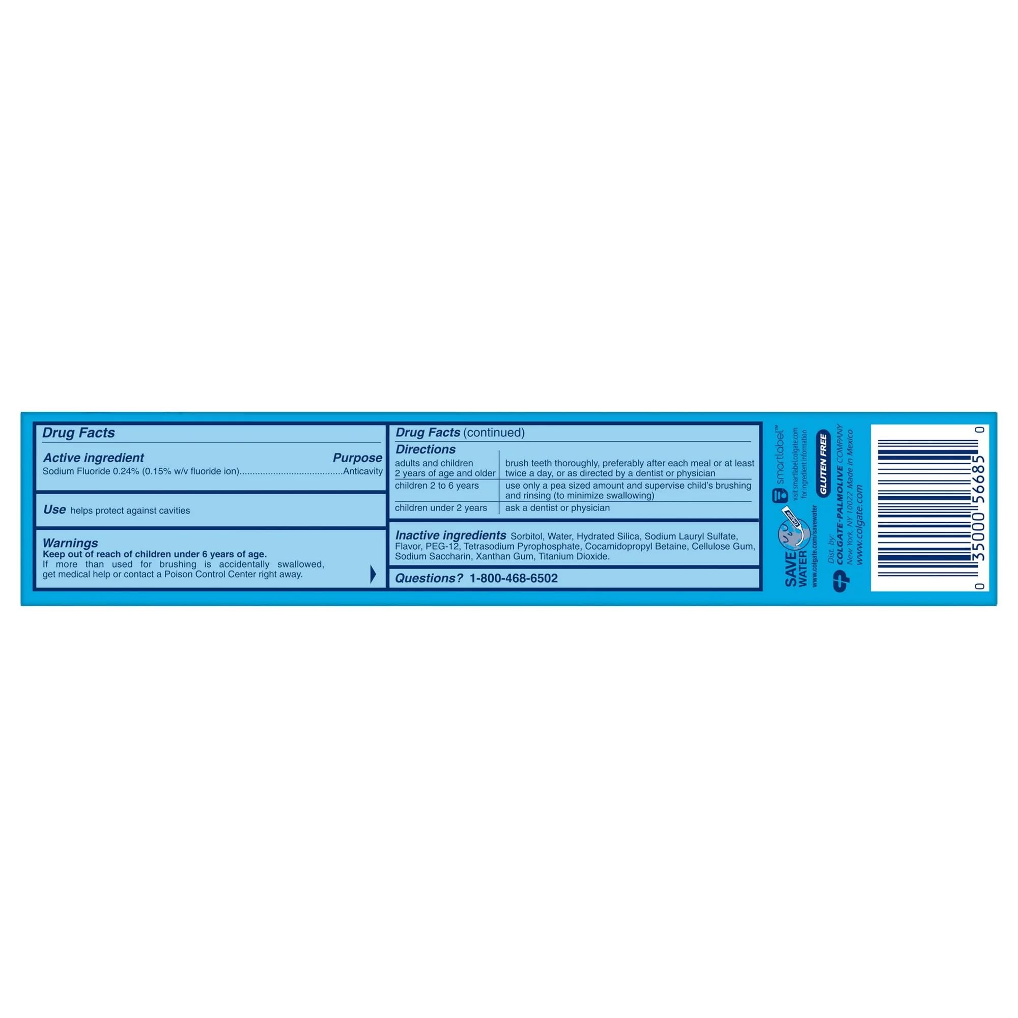 Ultra Brite Advanced Whitening Toothpaste - Clean Mint Flavor, 6 oz (Pack of 7) | Teeth Stain Removal & Fresh Breath for Daily Oral Care - Perfect for Home, Travel & Office Use