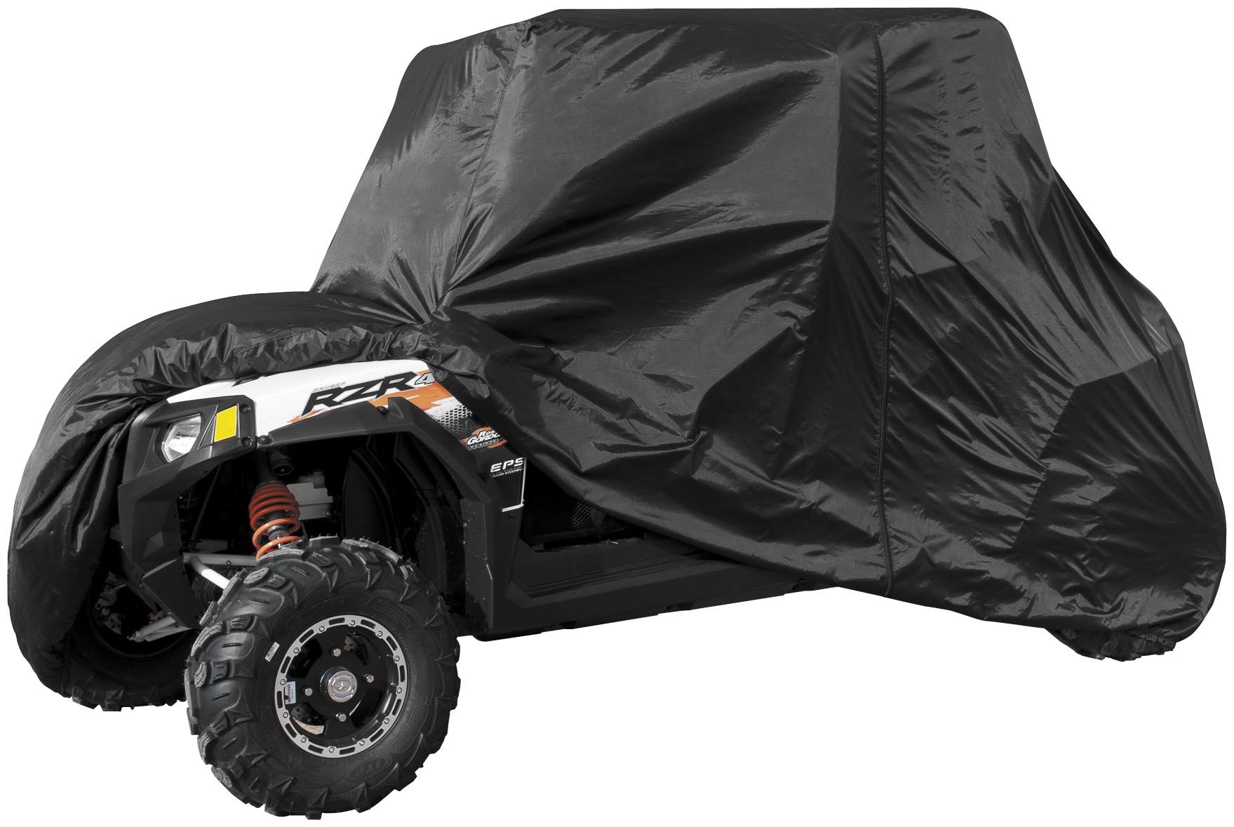 QuadBoss Heavy-Duty UTV 4-Seater Waterproof Cover - Black | All-Weather Protection for Polaris, Can-Am, Honda & More | Perfect for Outdoor Storage & Trailering