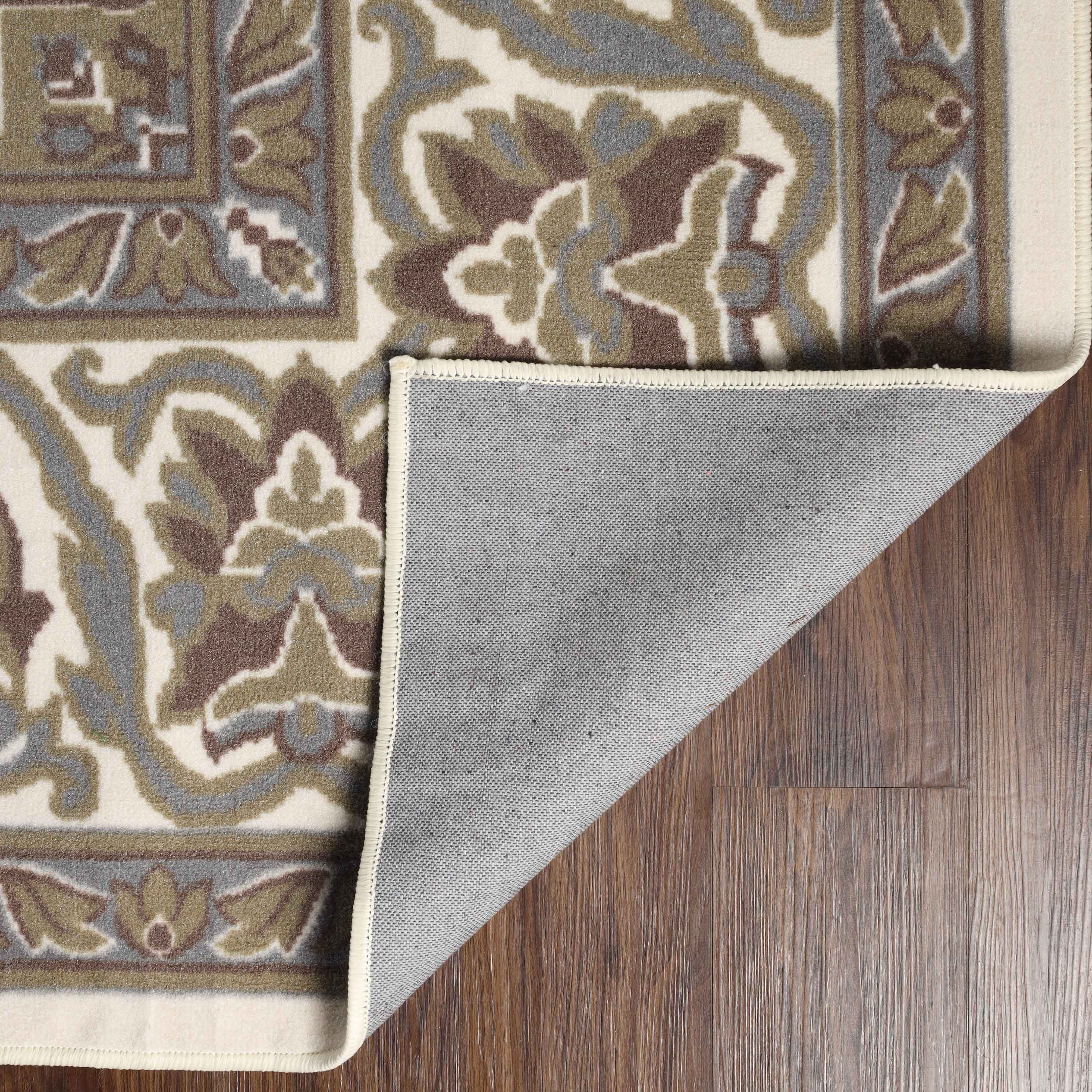Glendale Traditional Floral Medallion Indoor Area Rug - Non-Slip Living Room Carpet, Bedroom Runner, Hallway Decor | Soft & Durable Home Floor Mat for Cozy Interior Design