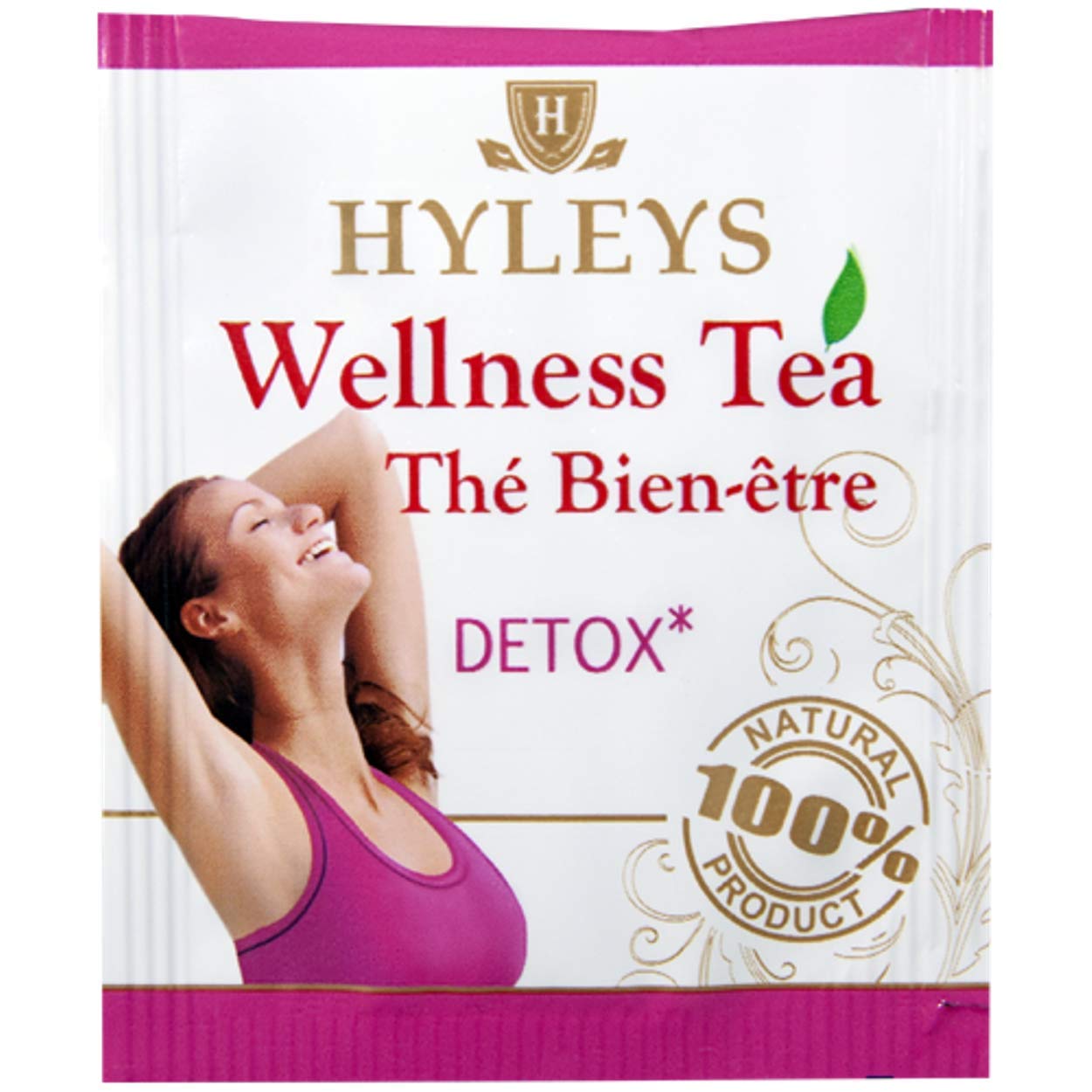 Hyleys Detox Tea for Cleanse & Digestion – Ginger Honey Cinnamon Black Tea – 25 Tea Bags per Pack (12 Pack Total 300 Bags) – Supports Bloating Relief & Natural Detox – Perfect for Morning Routine, After Meals & Wellness Rituals
