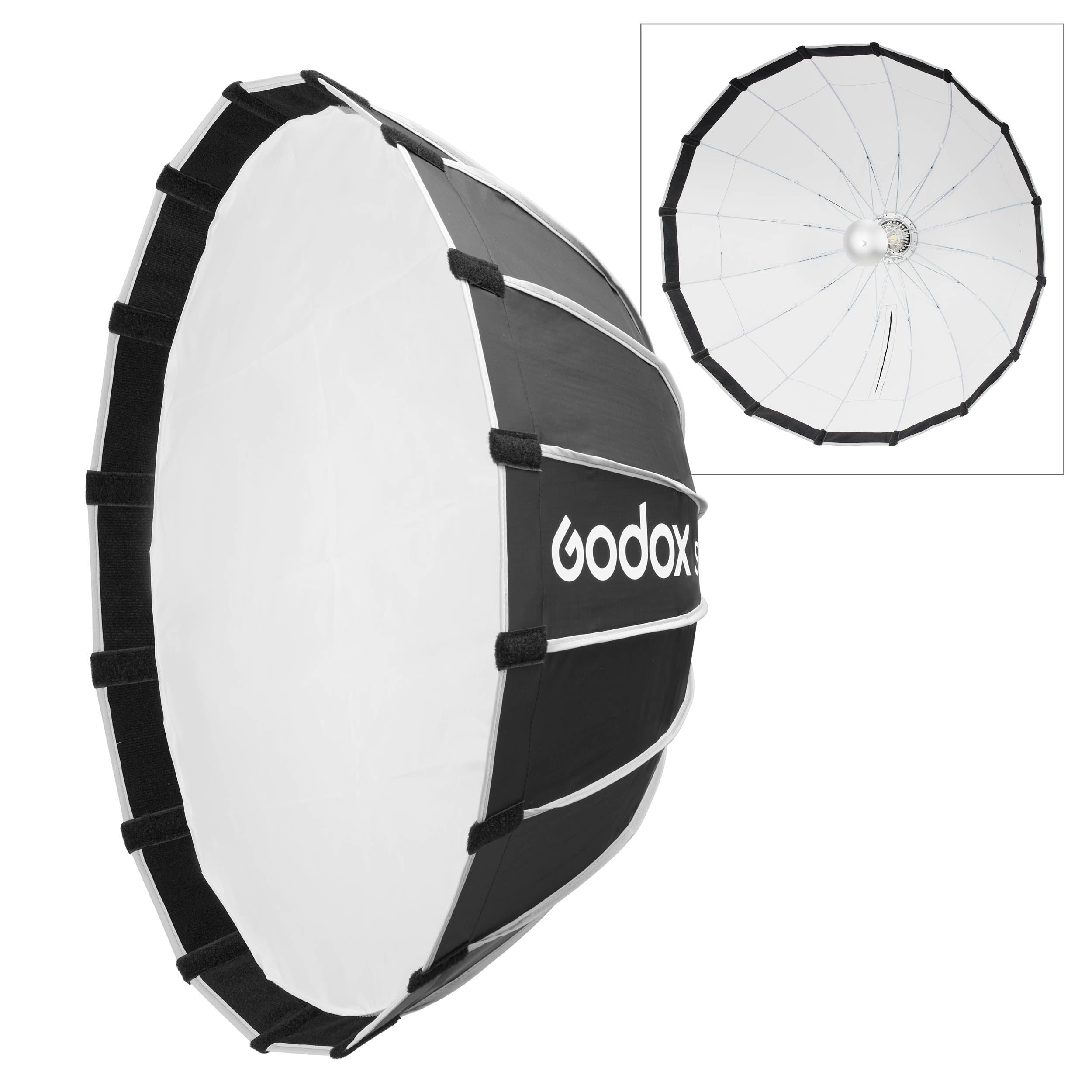 S105W White Interior Quick Release Softbox for Bowens S Type Mount - Perfect for Studio Photography, Portrait Lighting & Product Shots
