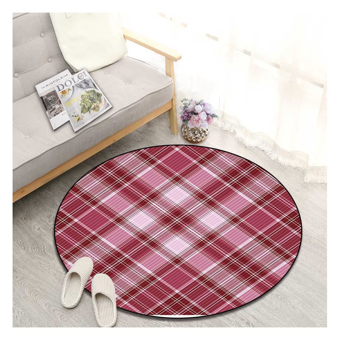 Non-Slip Round Printed Area Rug - 59