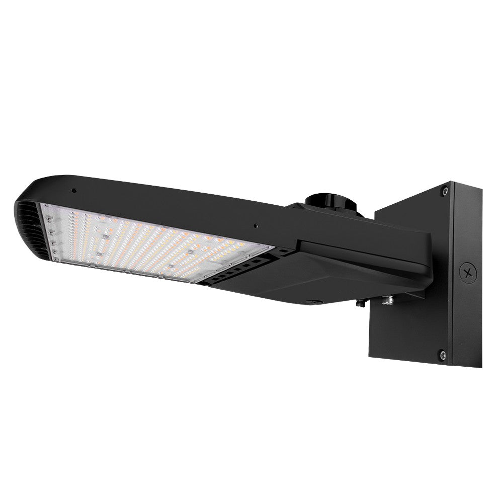 Vela II LED Parking Lot Light - 240W, 34,888 Lumens, 4 Watts Selectable, 3 CCT, Type III, 120-277V (1000W Equal) - Black Finish - Ideal for Commercial Parking Lots, Warehouses & Outdoor Security Lighting