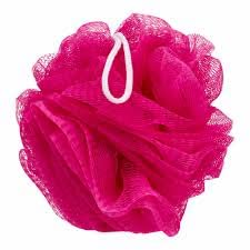 BS NATURAL Body Back Scrubber - Exfoliating Bath Brush for Deep Skin Cleansing & Massage, Round Loofah Scrubber (Pack of 1) - Perfect for Shower, Spa & Dry Brushing Therapy