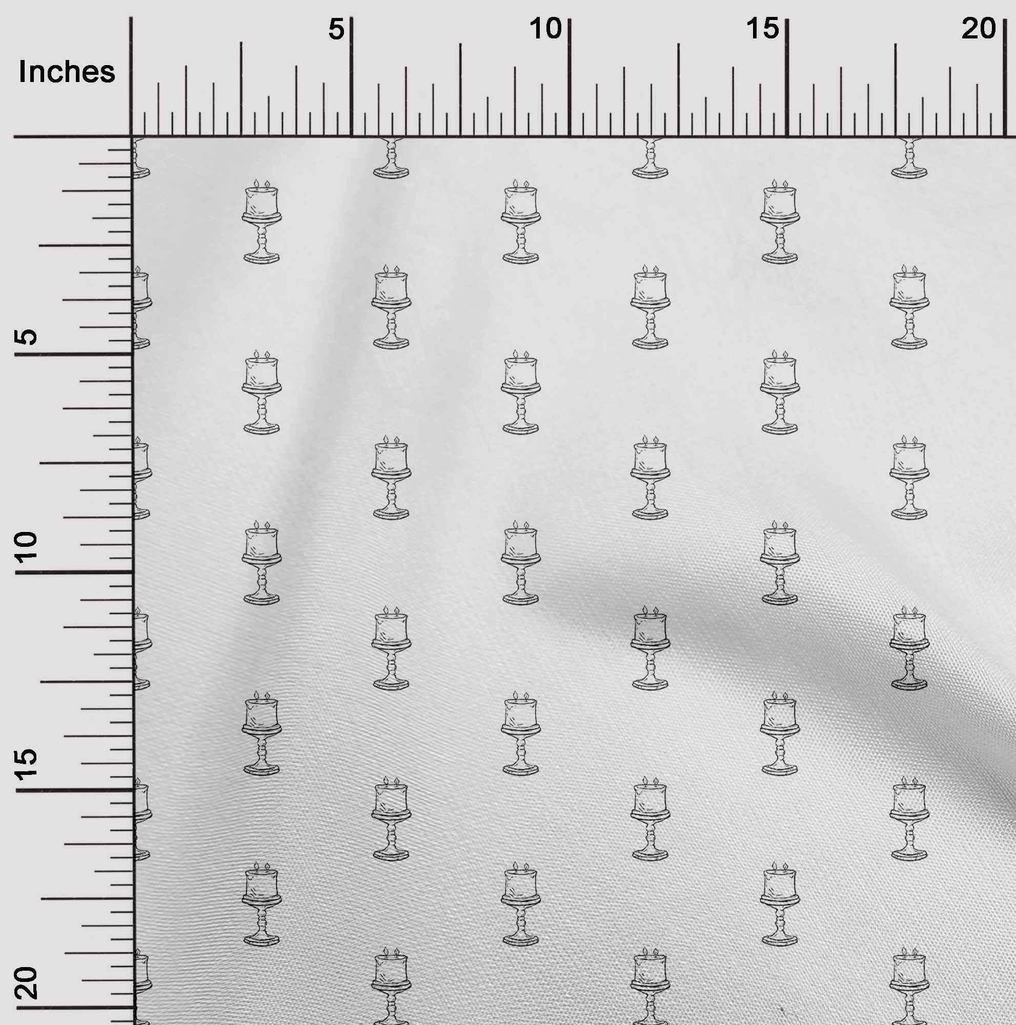 oneOone Silk Tabby White Fabric - 42 Inch Wide Retro Minimal Printed DIY Sewing Material for Clothing, Crafts & Home Decor (152 Yards) | Perfect for Dresses, Curtains, Quilting & Upholstery Projects