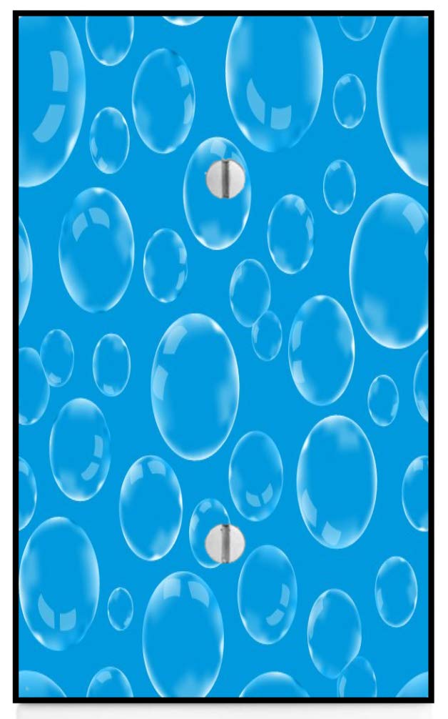 Premium Blue Single Blank Electrical Switch Plate - Durable & Stylish Wall Cover for Home & Office Decor | Perfect for Living Rooms, Bedrooms & Commercial Spaces
