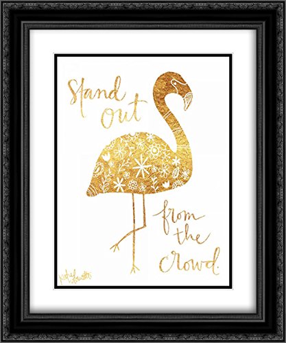 Stand Out from The Crowd - 15x17 Black Ornate Framed & Double Matted Museum Art Print by Katie Doucette - Perfect for Living Room, Office Decor & Gift Giving