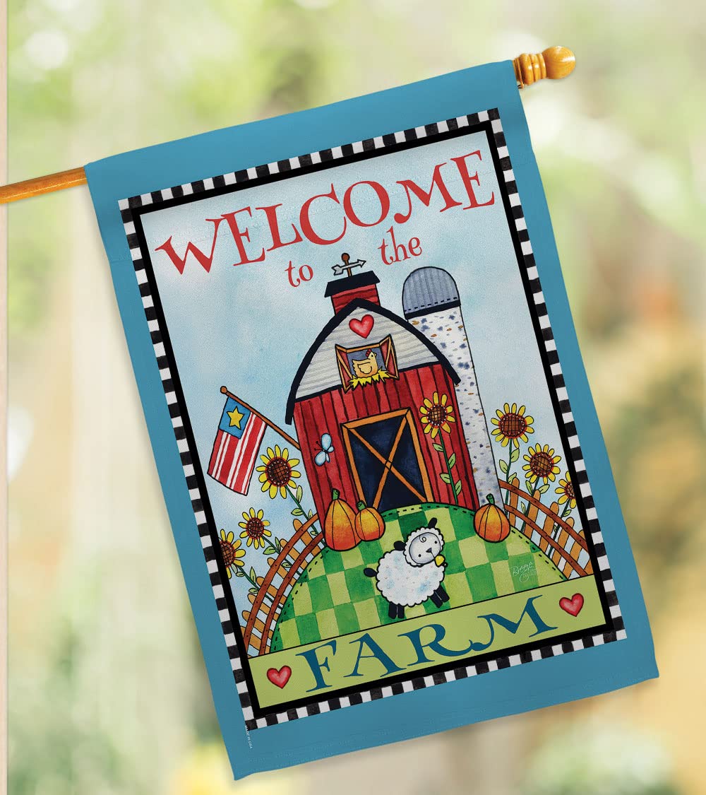 Farmhouse Welcome Flag Set 28
