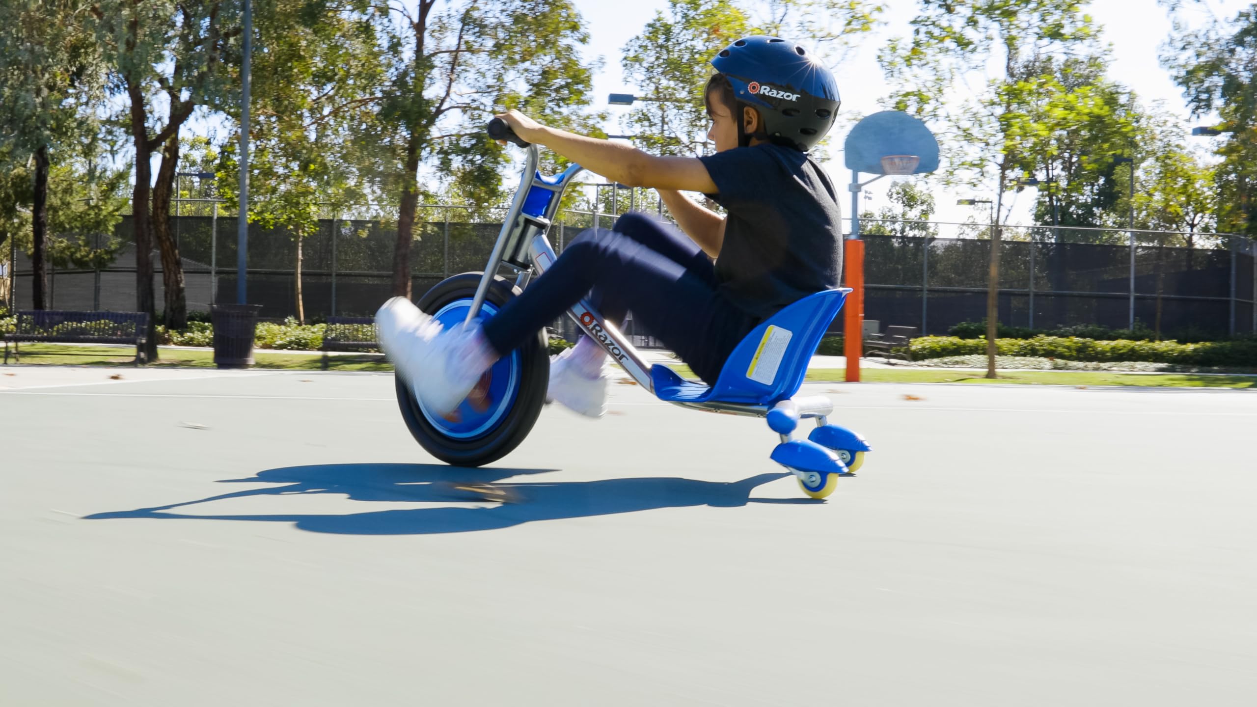 Razor Rip Rider 360 Caster Trike - Drifting 3-Wheel Scooter for Kids & Teens - Outdoor Fun & Backyard Drifting - Perfect for Driveways, Parks & Neighborhood Rides