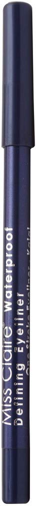 Miss Claire Waterproof Defining Eyeliner - Royal Blue Kajal Pencil (1.2g) | Smudge-Proof, Long-Lasting Eye Makeup | Perfect for Parties, Weddings & Everyday Wear