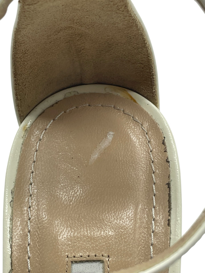 Authentic Manolo Blahnik Leather Chaos Heels for Women - Size 35 (US 5) - Perfect for Weddings, Parties & Special Occasions