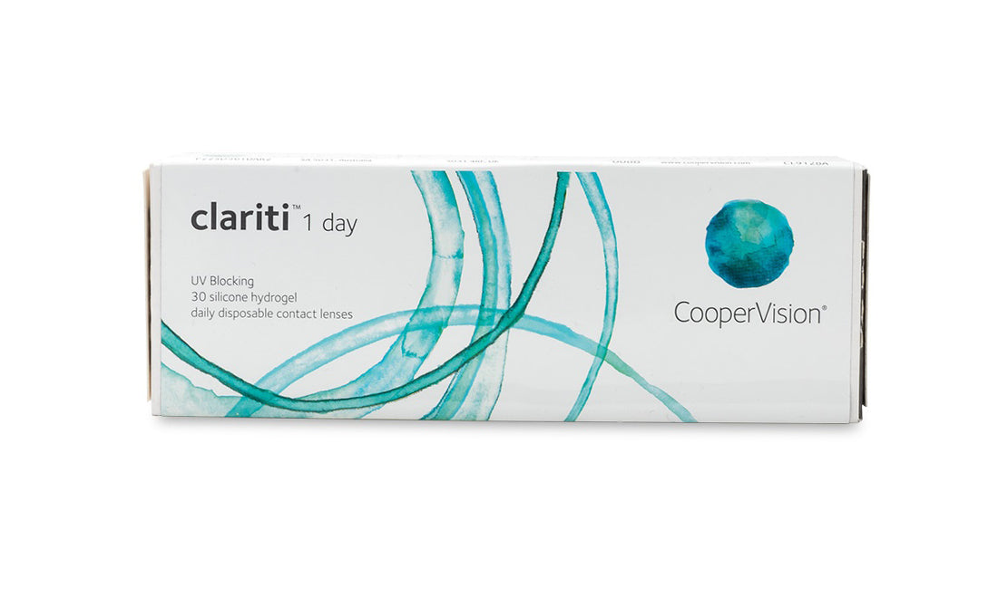 Clariti 1-Day Contact Lenses (30 Pack) - Daily Disposable for Clear Vision & Comfort - Perfect for Work, Travel & Active Lifestyles