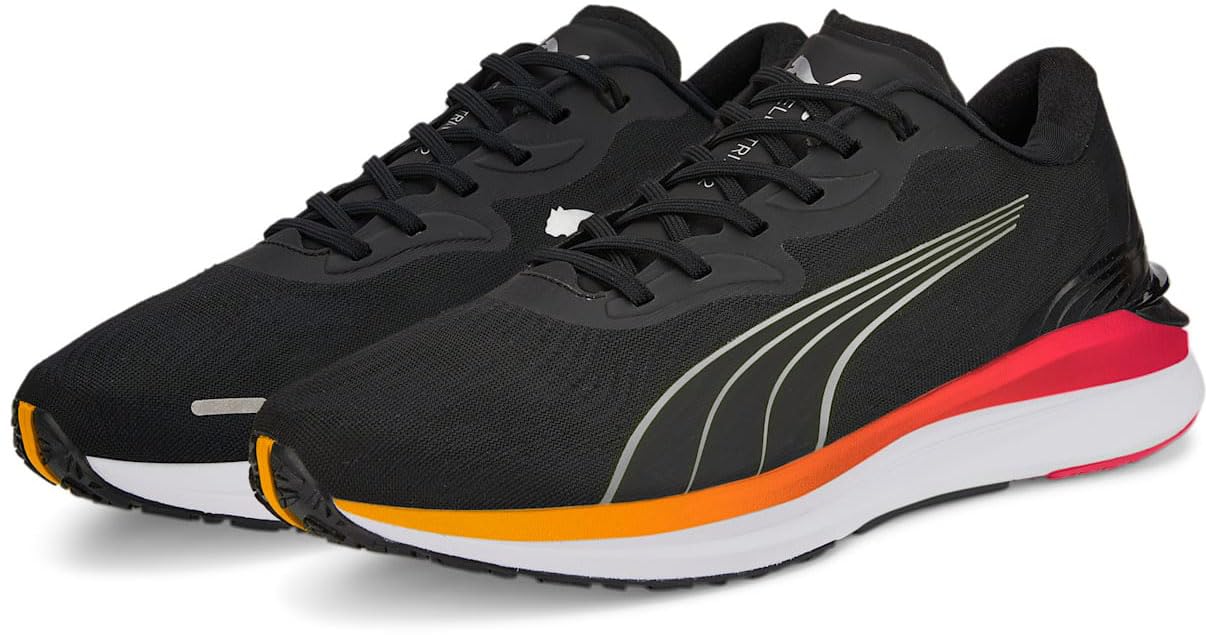 PUMA Electrify Nitro 2 Running Shoes for Men - Black Size 10.5 | Lightweight Cushioned Sneakers for Jogging, Gym & Everyday Wear