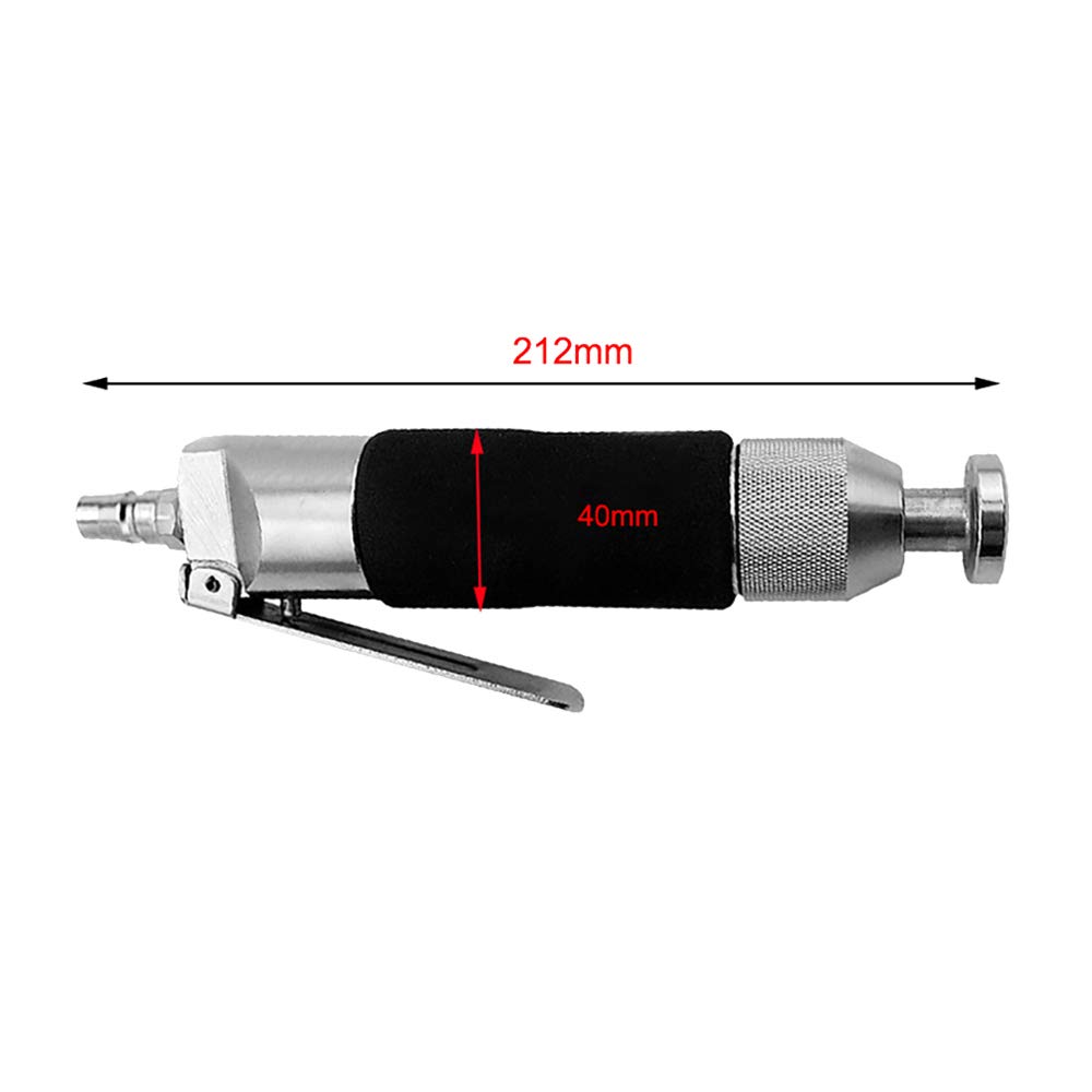 Straight Pneumatic Massage Hammer - 0-5500BPM 26MM Air Reciprocating Hammer for Auto Repair, Tire & Shoe Repair | Professional Massage & Automotive Tool for Workshops & Home Use