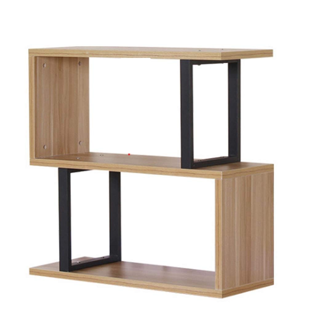 Minimalist Modern Bookshelf - 2-Tier Floor Standing Bookcase with Storage Shelf for Home Office, Living Room & Bedroom - Simple & Stylish Book Rack for Books, Decor & Organizing Space