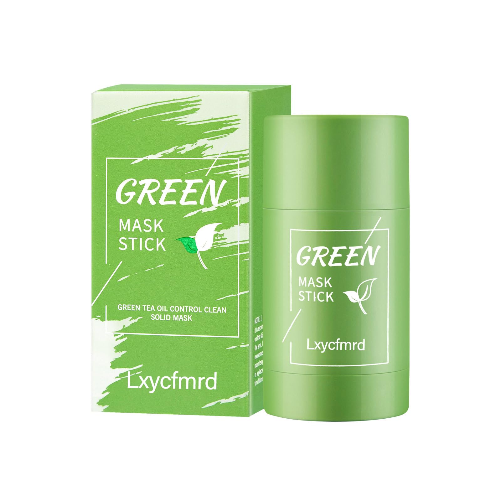 Green Tea Clay Mask Stick - Deep Cleansing & Moisturizing Face Mask for All Skin Types | Purifying Treatment for Men & Women | Perfect for Acne-Prone Skin & Daily Skincare Routine