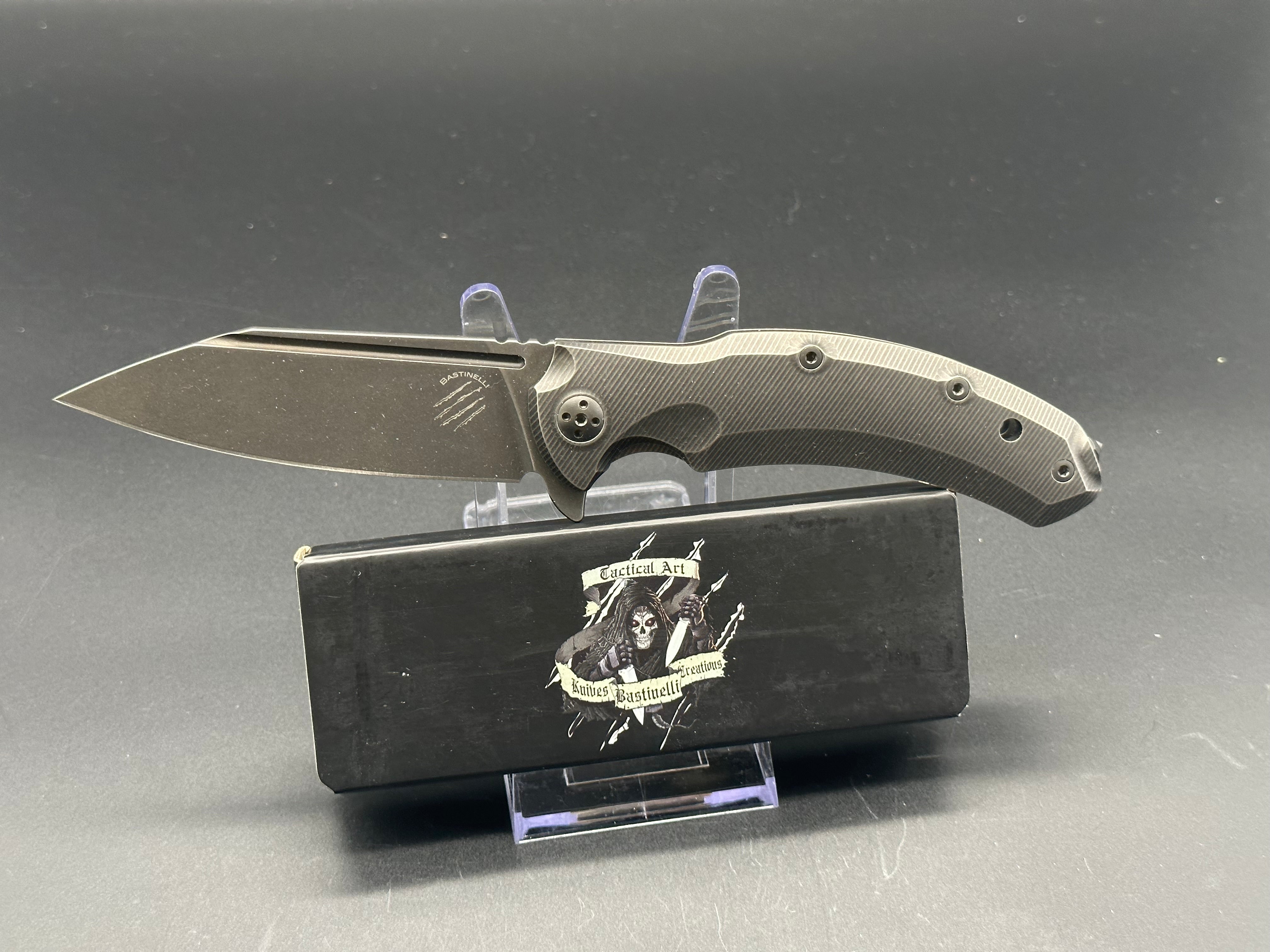 Bastinelli 212 Trigger Folding Knife - High-Quality Tactical Pocket Knife for Outdoor, Camping, Hunting & EDC Use