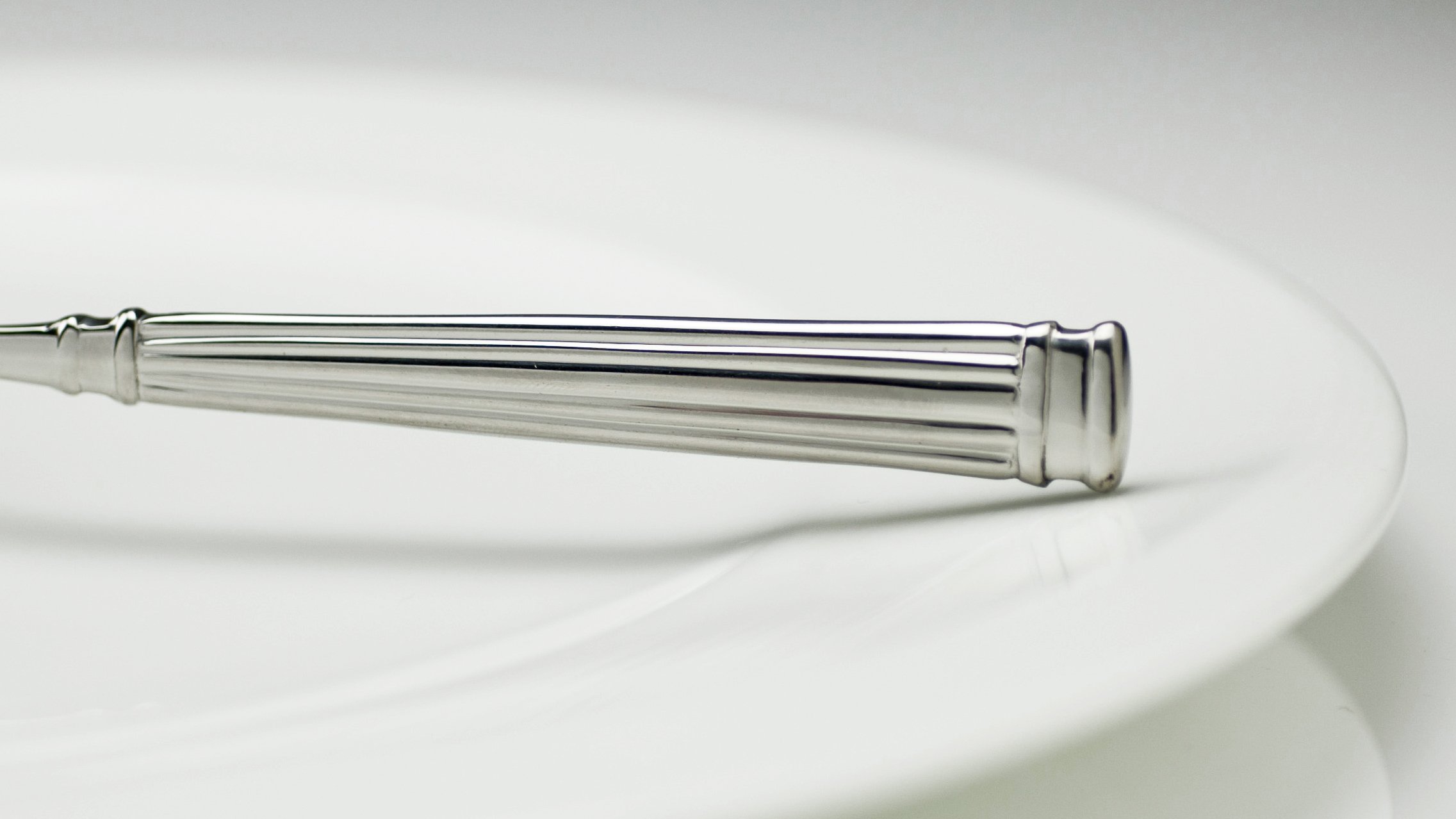 Fortessa Doria 18/10 Stainless Steel Butter Knife Set of 12 - Premium Silver Flatware with Solid Handle for Dining, Catering & Gift Giving