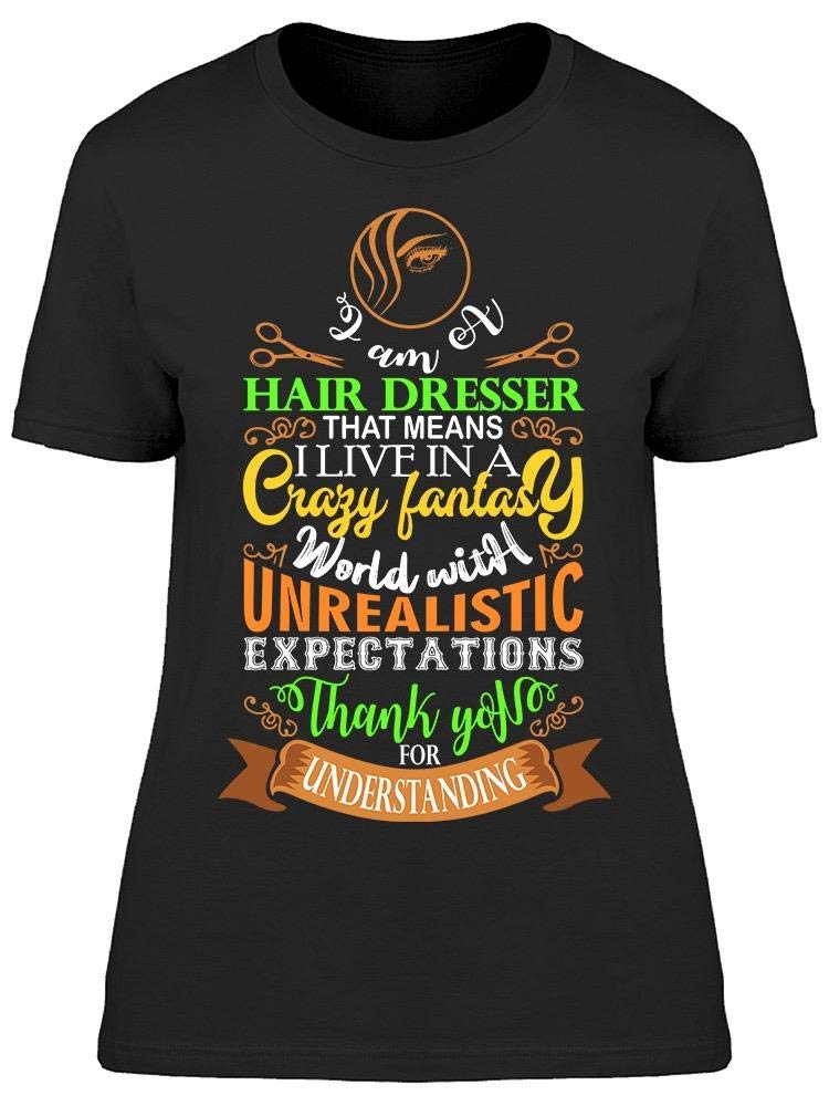 Women's I Live in A Crazy Fantasy Graphic T-Shirt - Soft Cotton Tee for Casual Wear, Street Style & Everyday Outfits