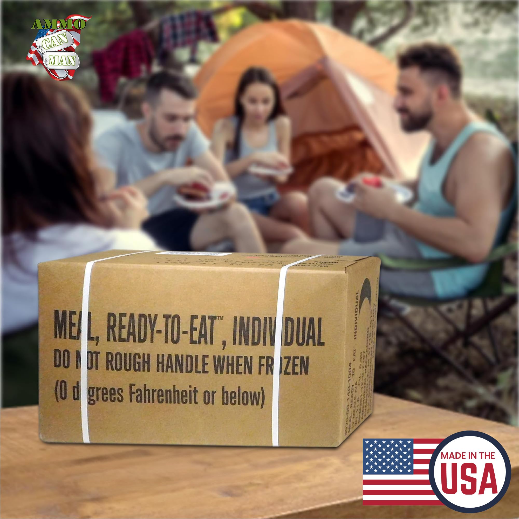 12 Pack U.S. Military MRE Meals Ready to Eat - Flameless Heater Included | Freeze Dried Entrees & Side Dishes | Emergency Food Supply for Survival, Camping, Hiking & Outdoor Adventures | 2023 Inspection Date