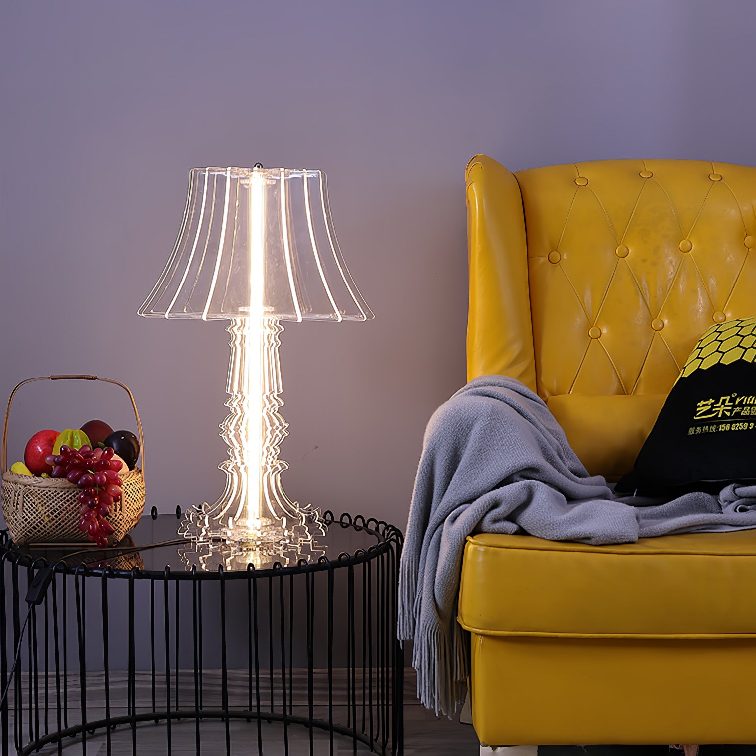 Josephine Modern Table & Floor Lamp - Adjustable Brightness LED Light for Living Room, Bedroom, Office - Stylish Home Decor Lighting Fixture