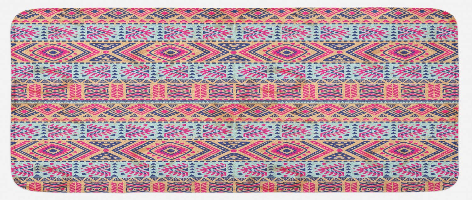 Ambesonne Non-Slip Tribal Kitchen Rug - 47