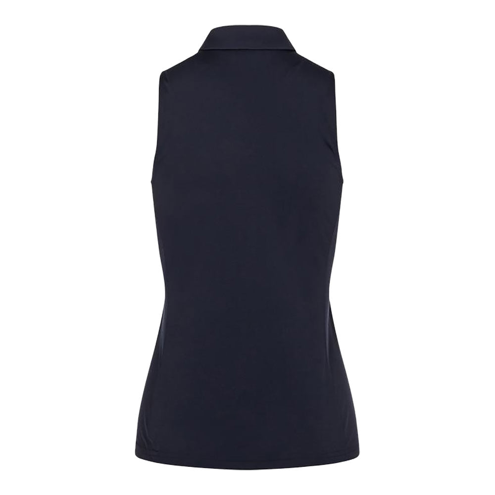 J. Lindeberg Dena Women's Sleeveless Golf Polo Shirt - Moisture-Wicking Performance Top for Summer Golf & Tennis | 2021 Collection