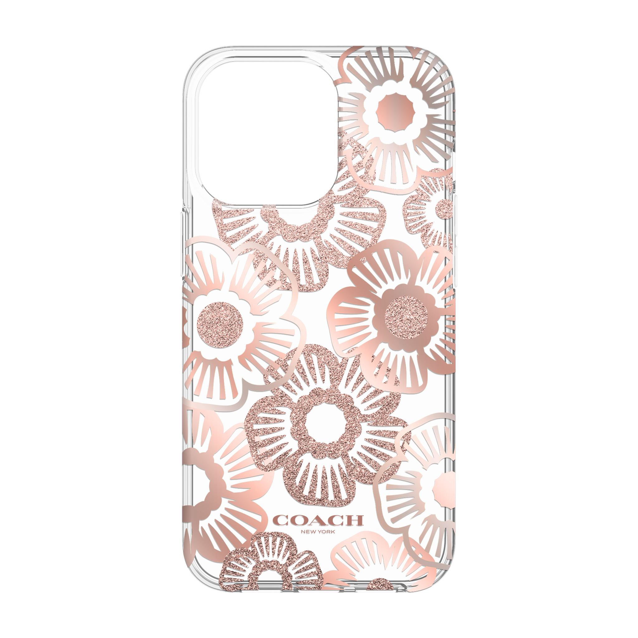 Coach iPhone 13 Pro Case - Tea Rose Blush Protective Phone Cover | Slim Fit, Shockproof & Scratch Resistant | Perfect for Everyday Use, Work & Travel