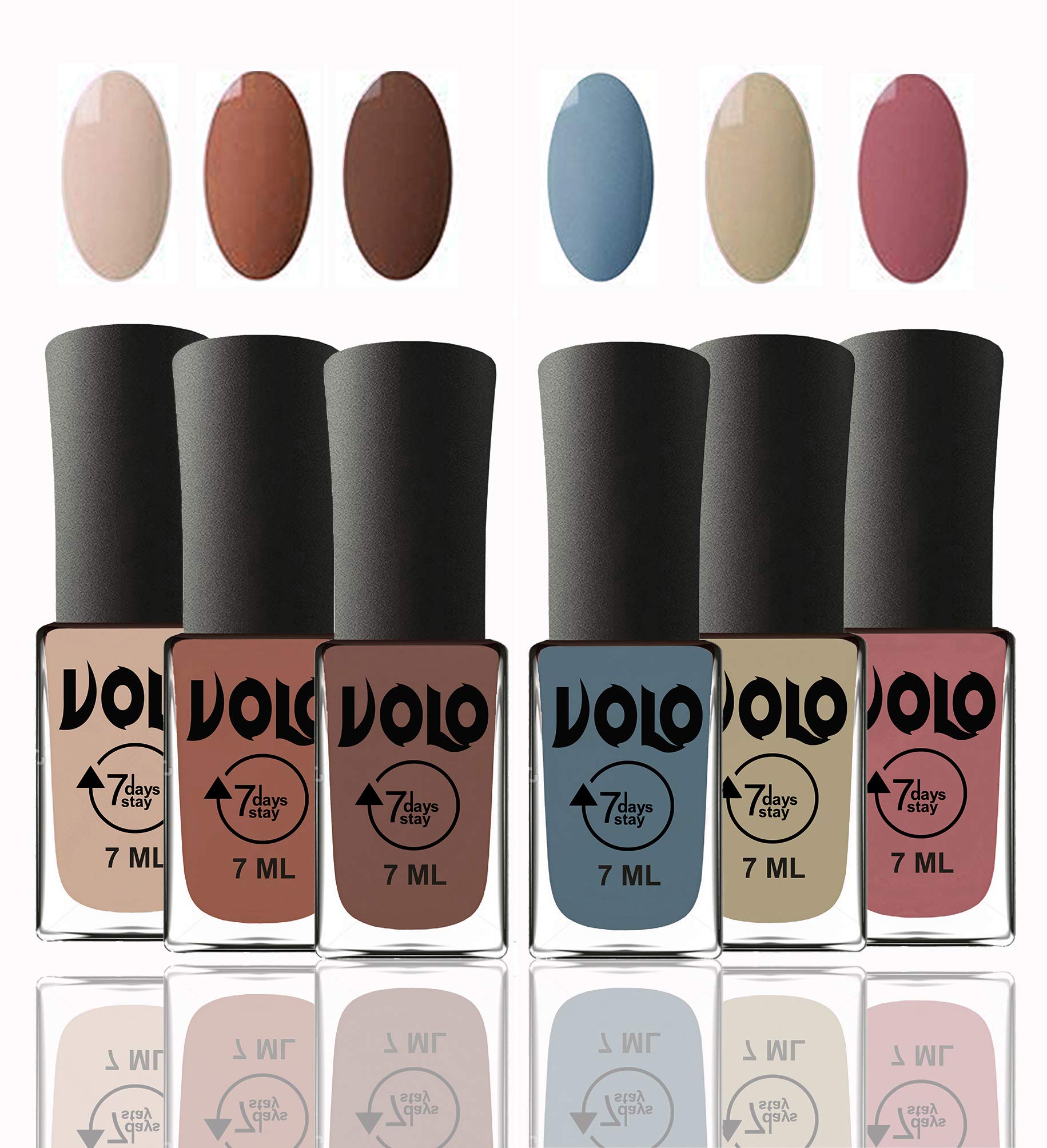 Volo 12-Piece Long Lasting Nail Polish Set for Women & Girls - Multi-Color Nail Paints for Manicures, Pedicures & DIY Nail Art at Home