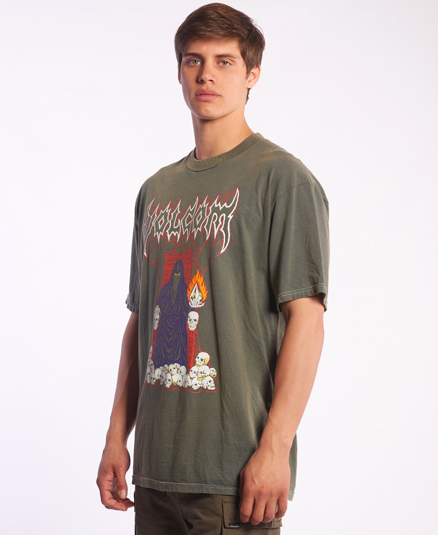 Volcom Men's Mc Acid Lord T-Shirt - Comfortable Cotton Tee for Casual Wear & Street Style (Size M5) | Perfect for Everyday Outfits & Urban Fashion
