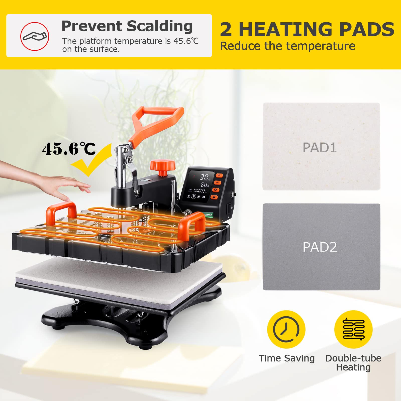 **DREAMVAN 8-in-1 Heat Press Machine, 12