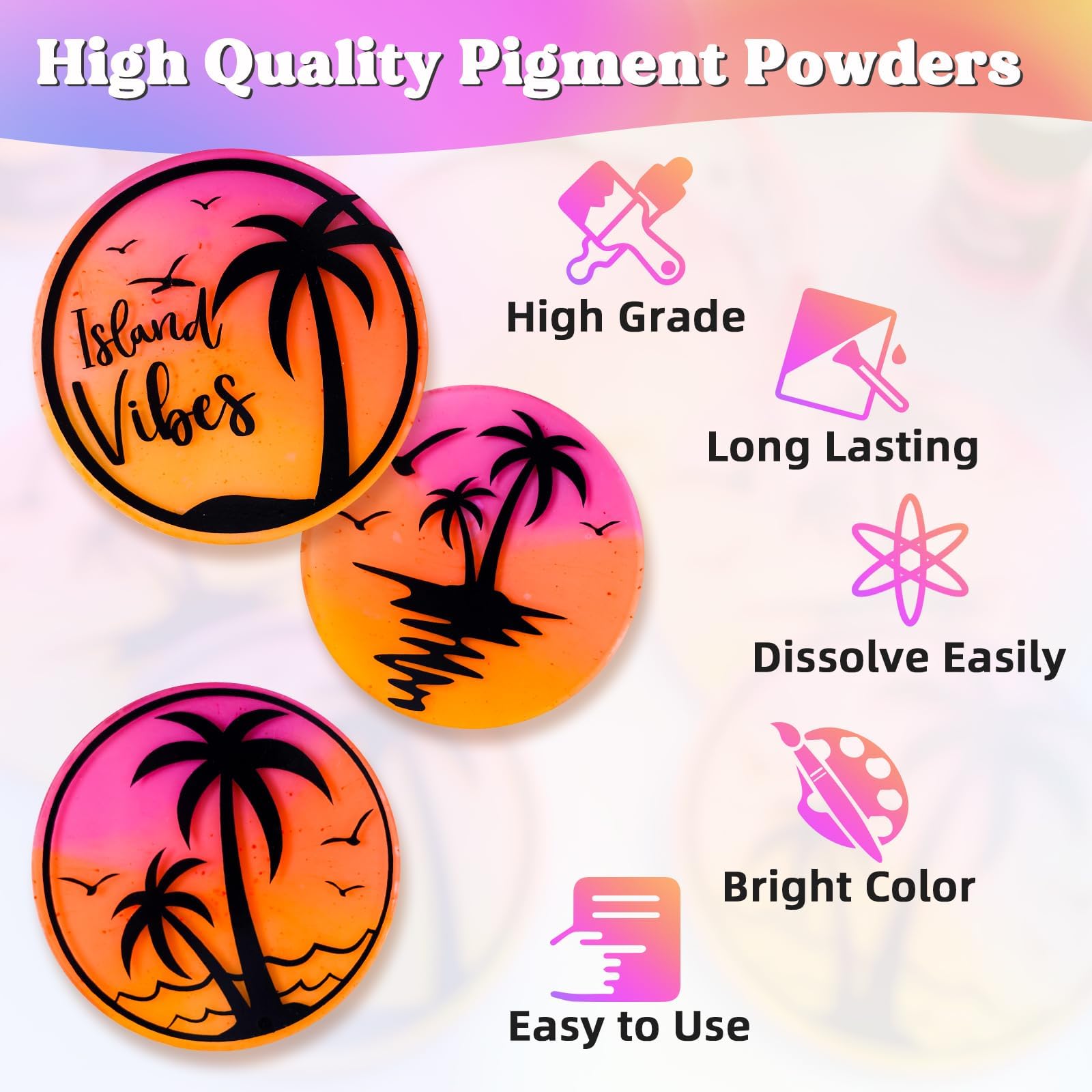 UV Resin Kit with UV Light & Neon Pigment Powder - Complete DIY Jewelry Making Set for Epoxy Resin Crafts, Pendants, Keychains - Perfect for Beginners & Artists