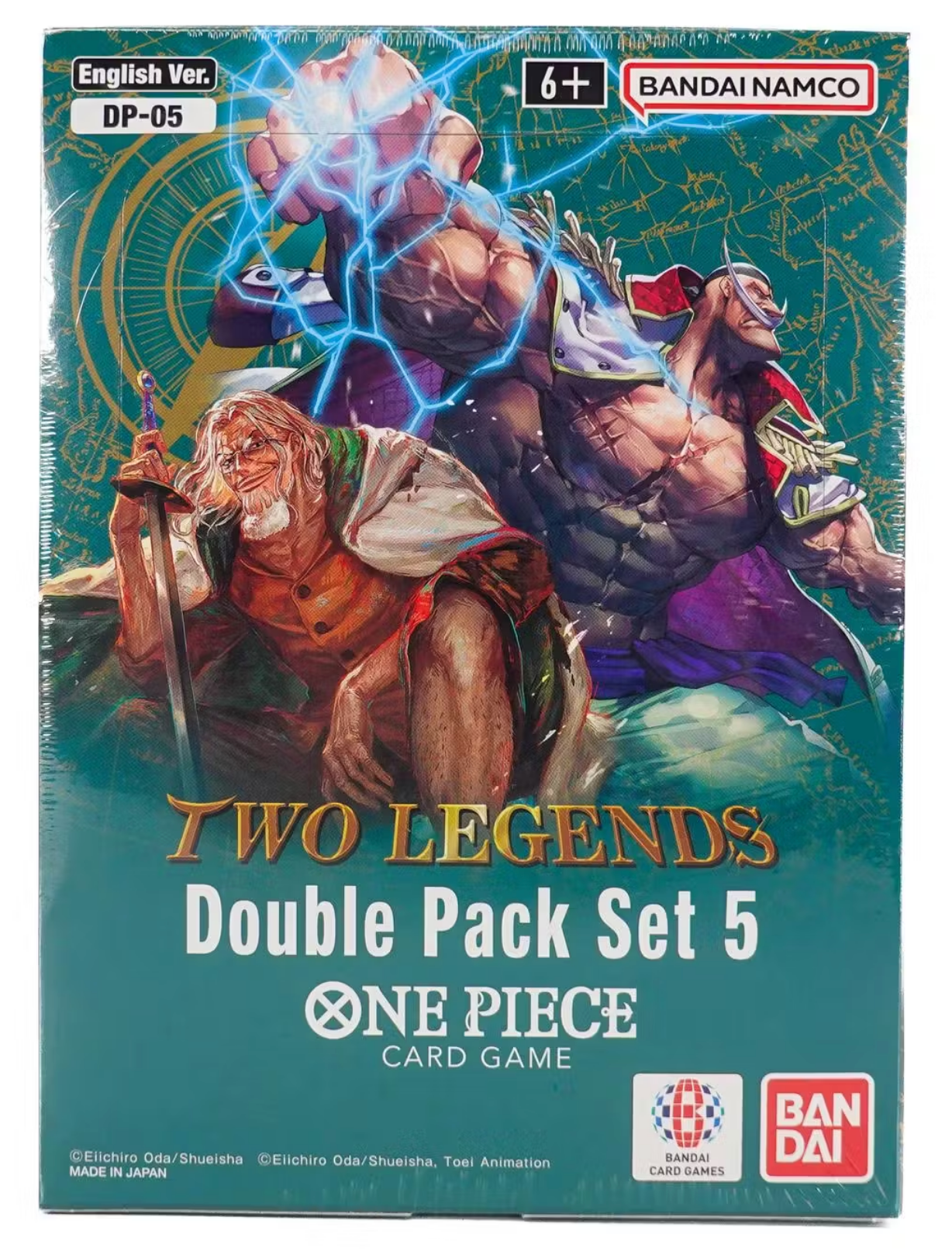 One Piece OP-08 500 Years in the Future Double Pack Set 5 DP-5 - Anime Collectible for Fans & Display