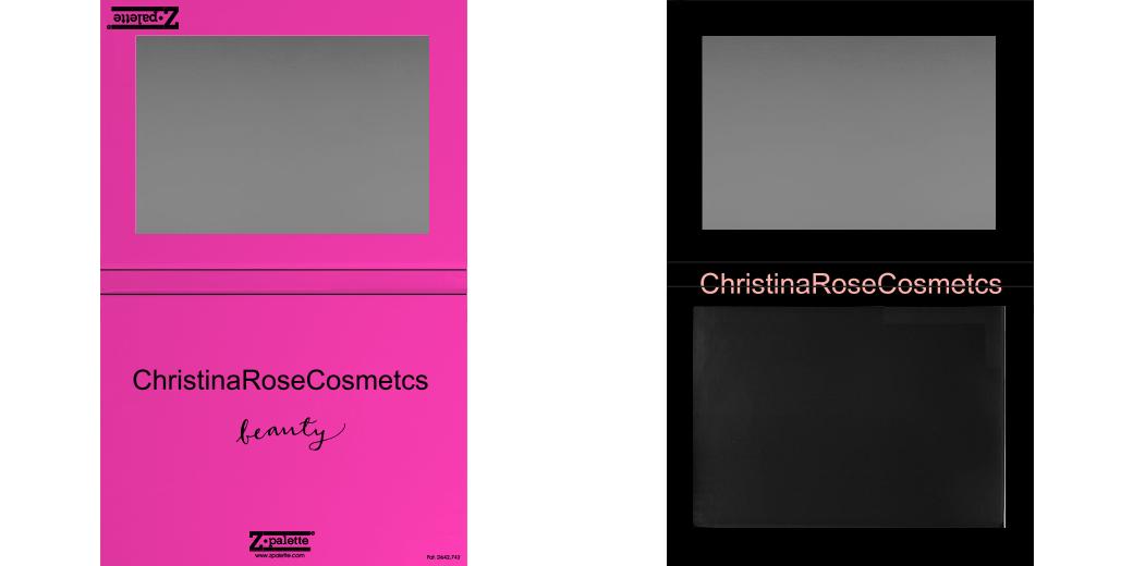 Custom Extra Large Z Palette - Magnetic Makeup Palette for Eyeshadows & Blush - Perfect for Travel & Professional Makeup Artists