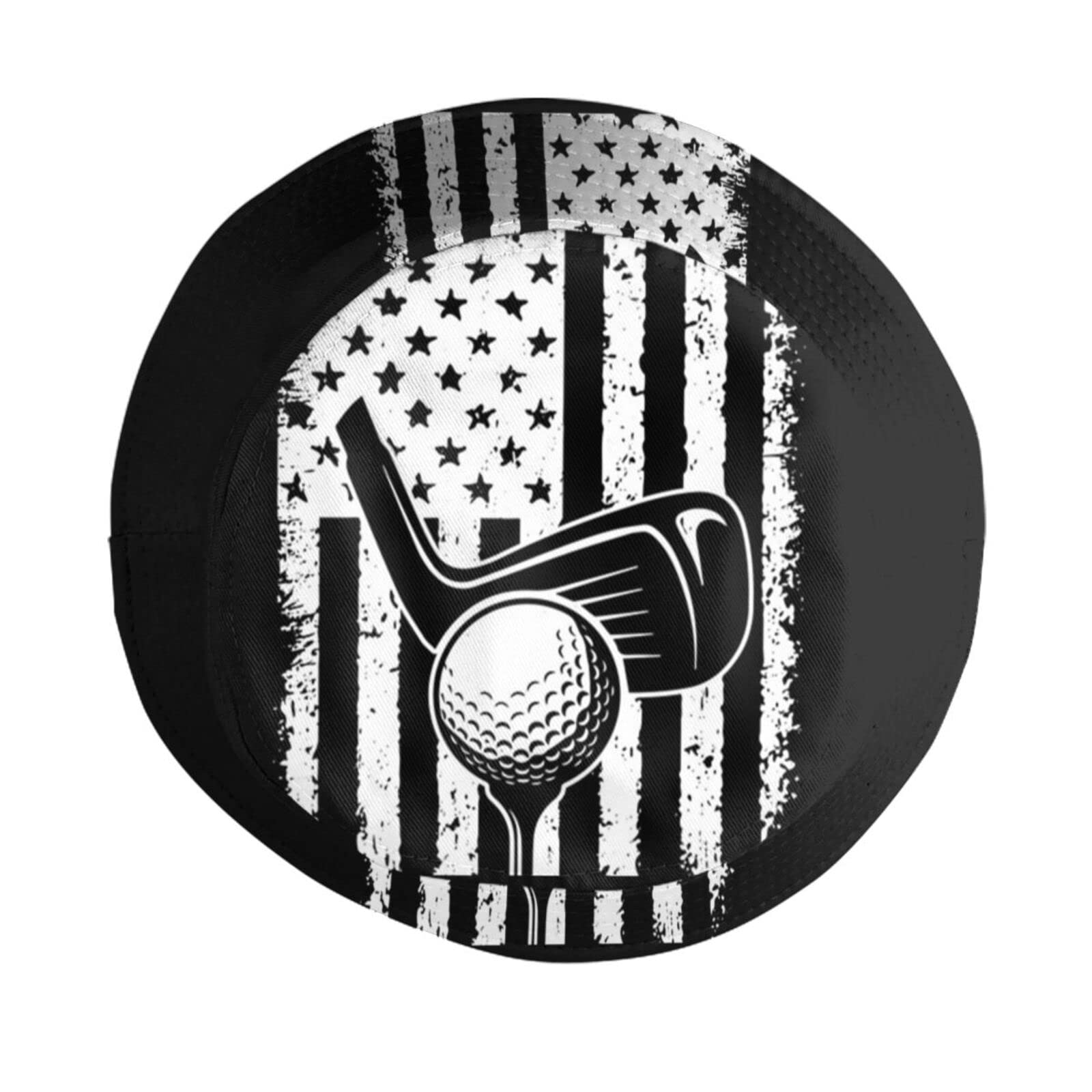 Stylish Golf Pattern Bucket Hat - UV Protection Sun Hat for Men & Women - Perfect for Golf, Beach, Summer Outdoor Activities & Travel