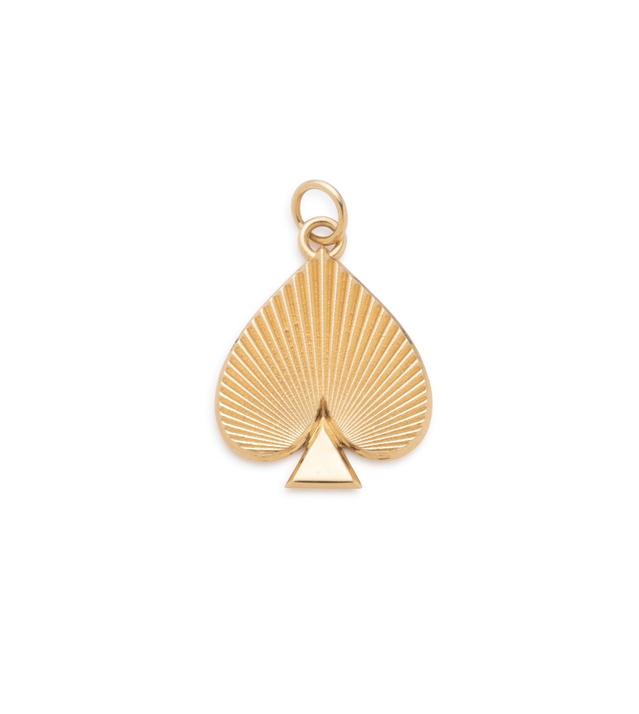 Radiating Spade Medium Medallion Necklace - Elegant Jewelry for Women, Perfect for Parties, Weddings & Special Occasions