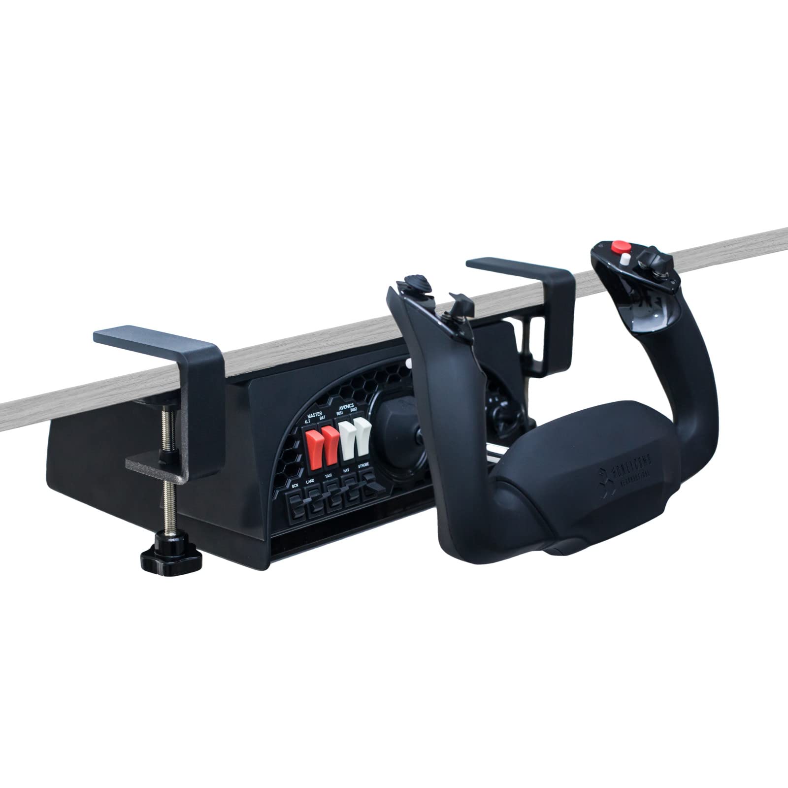 Honeycomb Alpha Bravo & Logitech Yoke Desk Mount - Heavy Duty Flight Simulator Mount with Allen Key for Gaming Cockpit Setup | Perfect for Flight Simulation Enthusiasts & Home Cockpit Builders