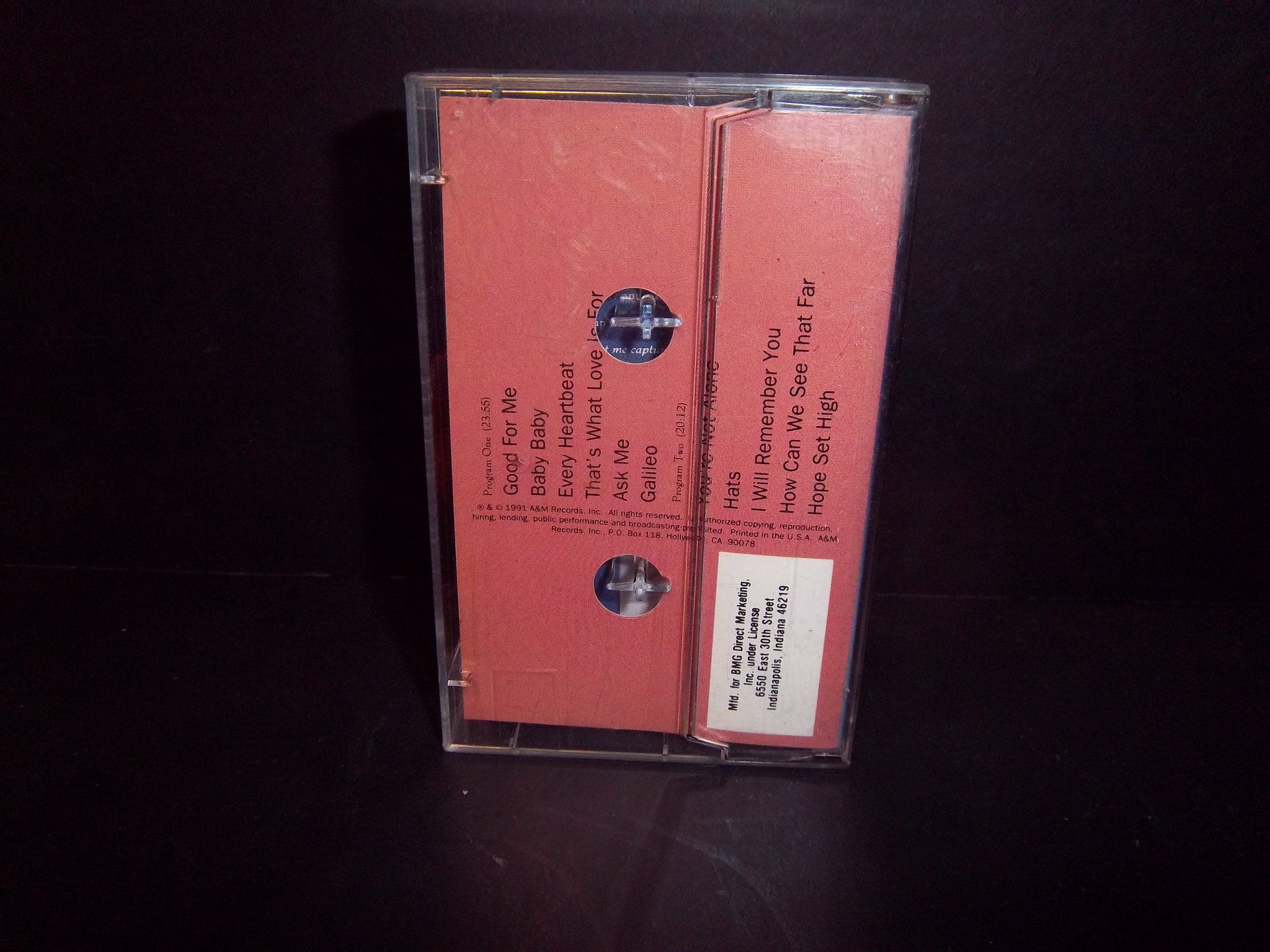 Amy Grant Heart In Motion Audio Cassette Tape - Baby Baby Hit Song - Vintage Play Tested Music - Perfect for 90s Nostalgia & Retro Music Collectors