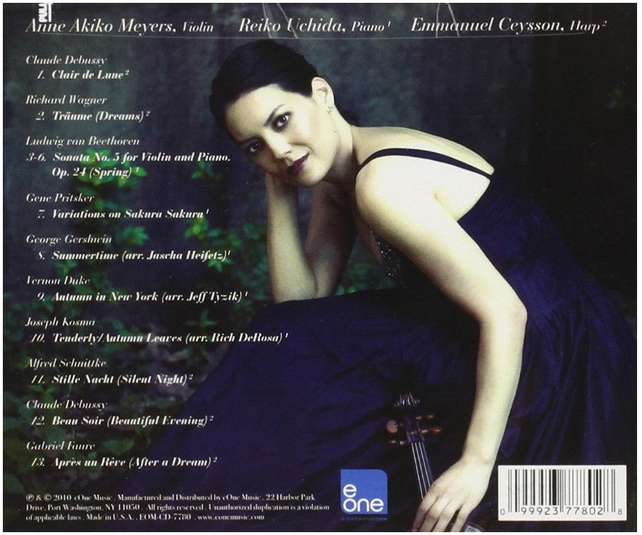 Anne Akiko Meyers - Seasons...Dreams... Violin Music CD | Classical Music Album for Relaxation & Meditation | Perfect for Home, Office & Spa Ambience
