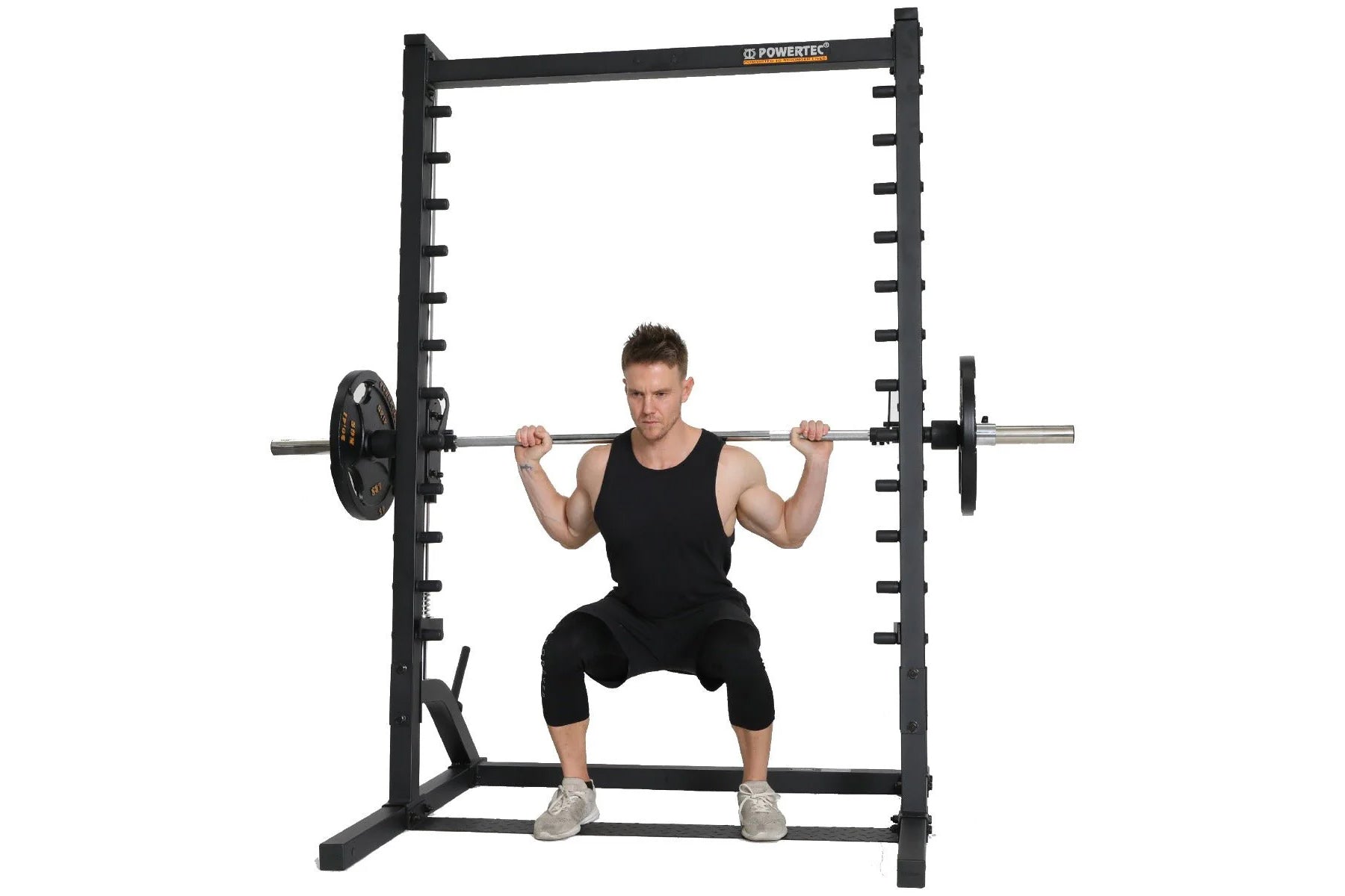 Powertec Roller Smith Machine - Heavy Duty Home Gym Equipment for Strength Training | Perfect for Home Workouts & Weight Lifting (Summer Sale)