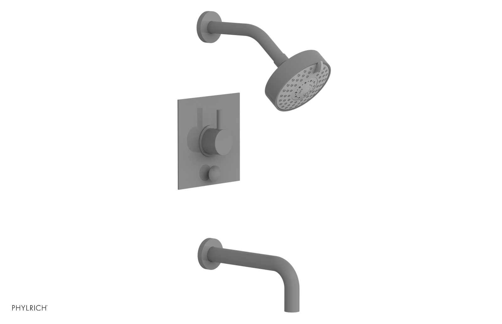 BASIC II Pressure Balance Tub and Shower Faucet Set 230S 29 - Chrome Finish for Bathroom & Shower Installation | Perfect for Modern Home Renovation and Spa-Like Experience