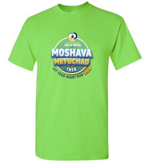 Moshava Wild Rose Short Sleeve Two-Sided Graphic T-Shirt for Women - Soft Cotton Casual Tee for Hiking, Travel & Outdoor Adventures