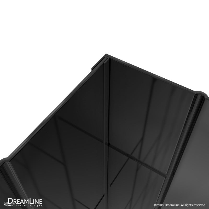 DreamLine QWALL VS 32-36 Inch W x 41.5 Inch D x 76 Inch H Acrylic Shower Backwall Kit - Perfect for Bathroom Remodeling & Modern Home Upgrades