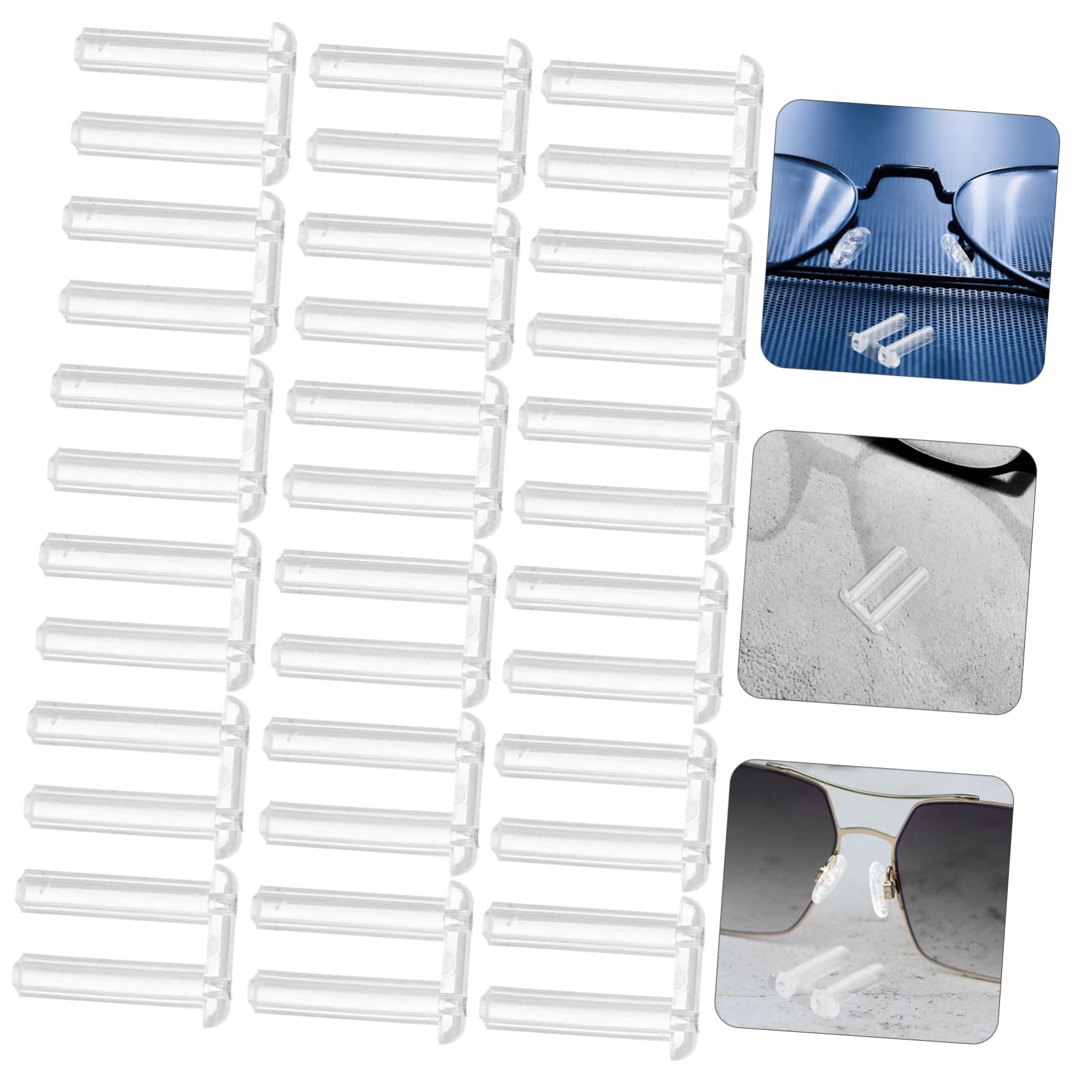 Hoement 200-Piece Rimless Glasses Repair Kit - Double Socket Pins, Screwdriver, Compression Sleeves & Mounting Tools for Eyewear Maintenance | Perfect for Opticians, Home Repairs & Travel Emergency Glasses Fixes