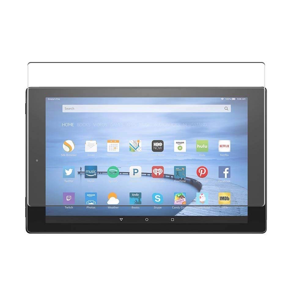 4 Pack Kindle Fire HD 10.1 (2015) Screen Protector Film - TPU Flexible Anti-Scratch Protection (Not Tempered Glass) - Perfect for Reading, Gaming & Daily Use