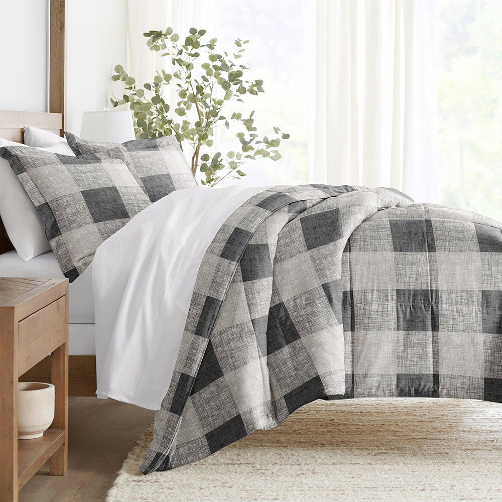 Soft & Stylish Patterned Down Alternative Comforter Set - Hypoallergenic Bedding for All Seasons | Perfect for Guest Rooms, Dorms & Cozy Bedrooms