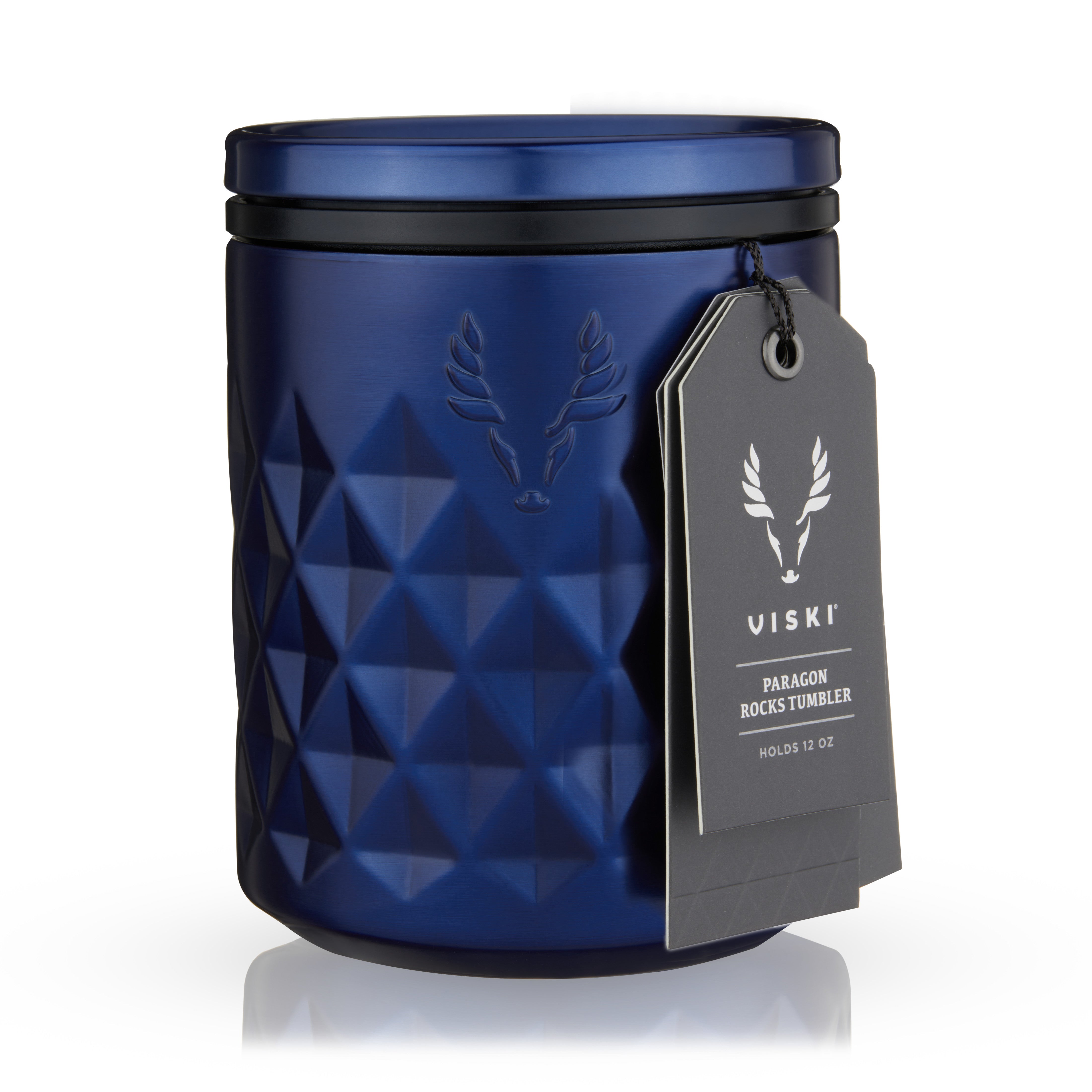 Premium Stainless Steel Rocks Tumbler - Electric Blue, 20oz Insulated Travel Mug for Coffee & Cocktails | Leakproof, Durable & Stylish | Perfect for Camping, Office & Outdoor Adventures