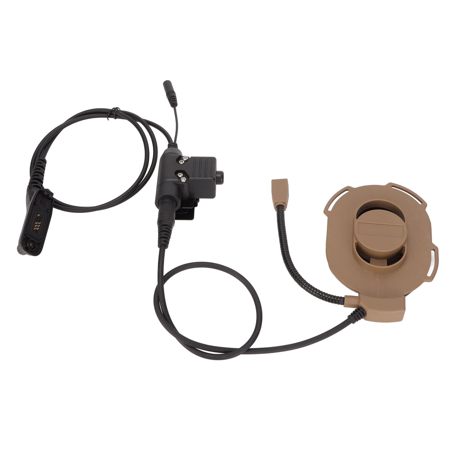 Gaeirt Motorcycle Helmet Headset - Adjustable Unilateral Headphone with Tensile Wire for DP4800 & DP4400 Radios - Perfect for Riding Communication & GPS Navigation