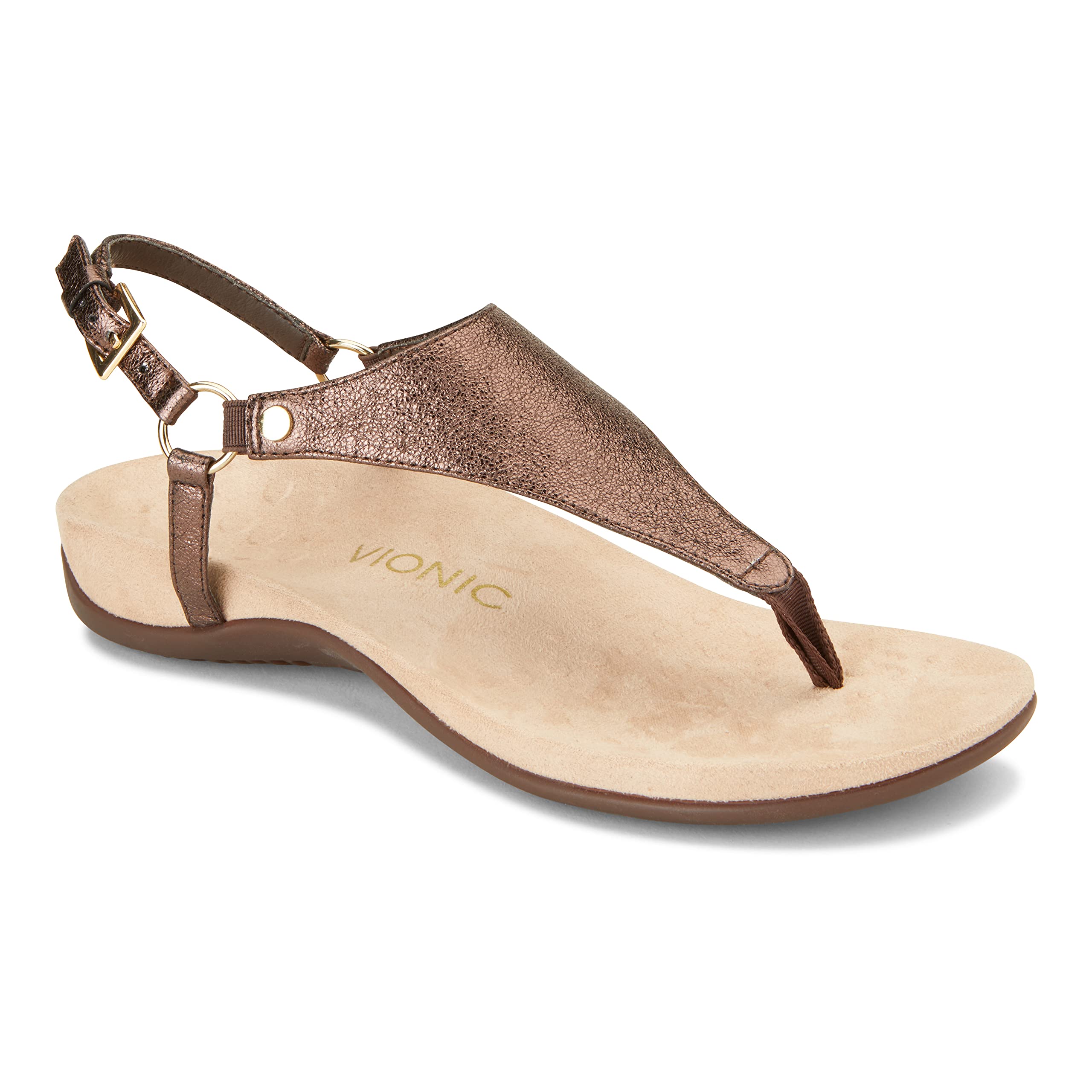 Vionic Women's Kirra Slip-On Comfort Shoes - Orthotic Arch Support & Cushioned Footbed for Plantar Fasciitis Relief - Perfect for Work, Travel & Everyday Wear