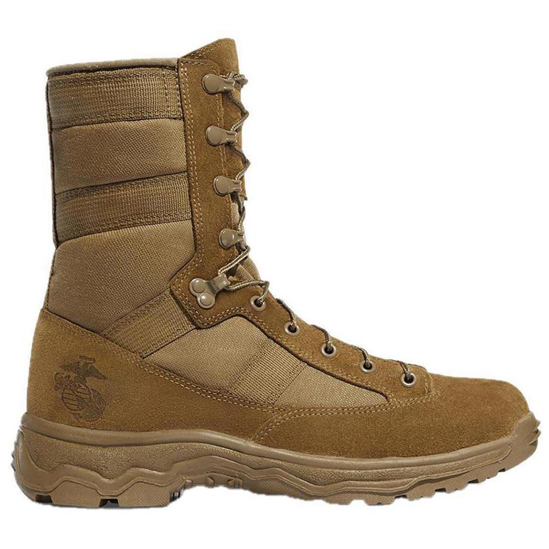 Reckoning 8 GTX Military Boot - USMC Coyote Brown Tactical Boot for Men - Waterproof Hiking & Combat Boots for Outdoor, Hunting & Military Use